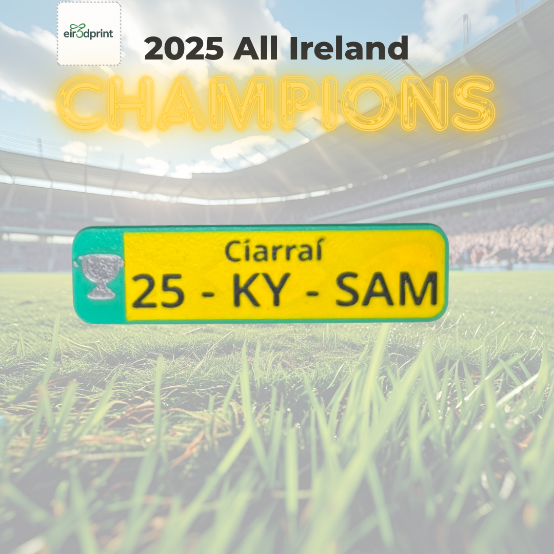 Kerry 2025 All-Ireland Football Champions Fridge Magnet – “25-KY-SAM” Number Plate Style
