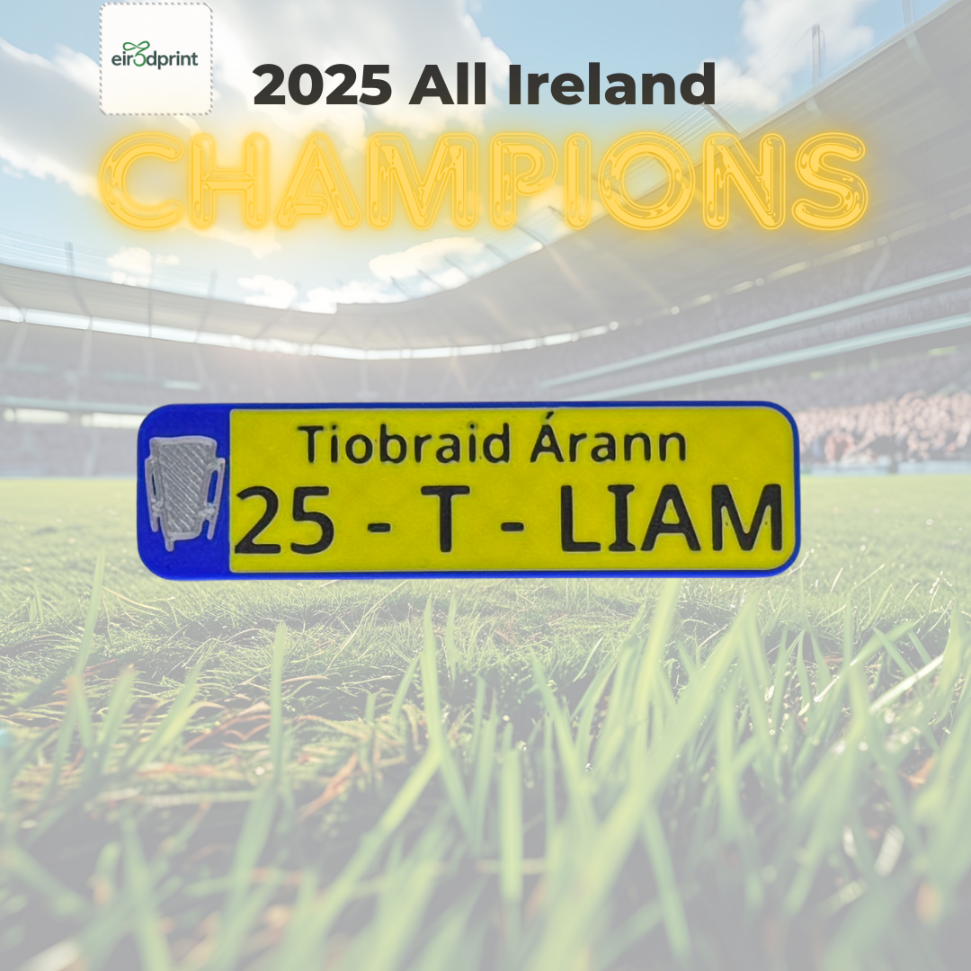 Tipperary 2025 All-Ireland Hurling Champions Fridge Magnet – “25-T-LIAM” Number Plate Style