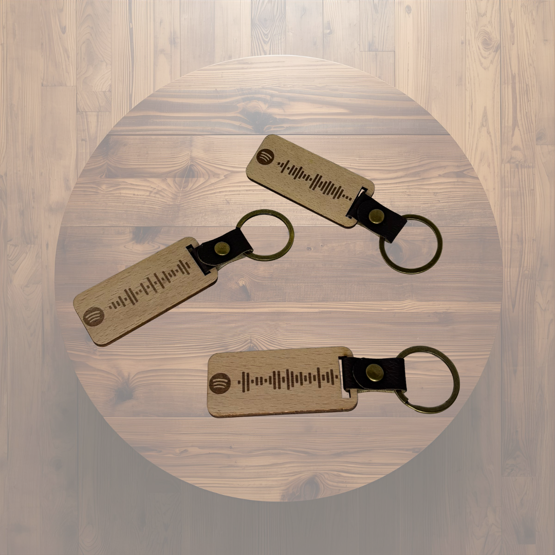Personalised Spotify Keychain – Custom Song & Artist