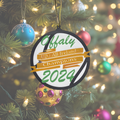 Offaly U20 All-Ireland Champions 2024 Christmas Decoration