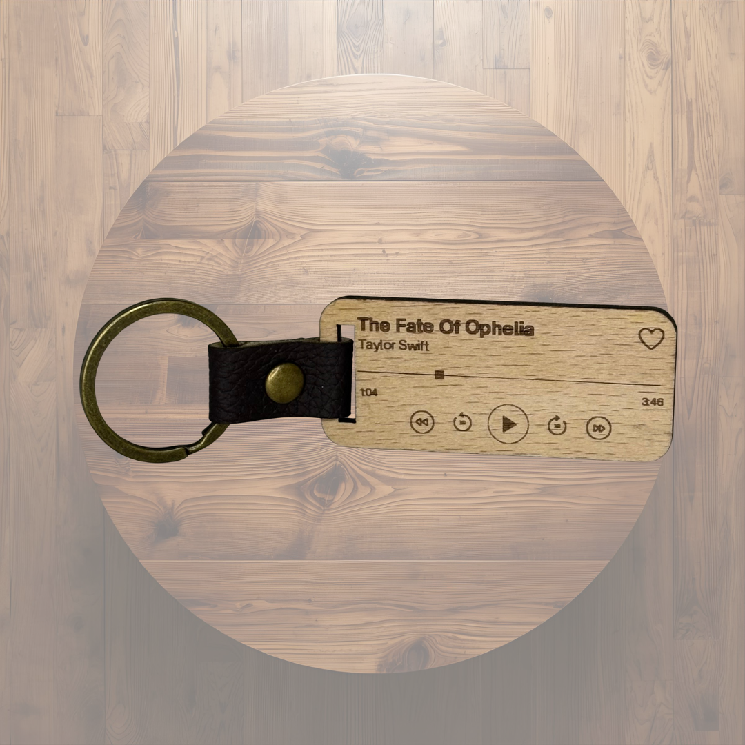 Personalised Spotify Keychain – Custom Song & Artist