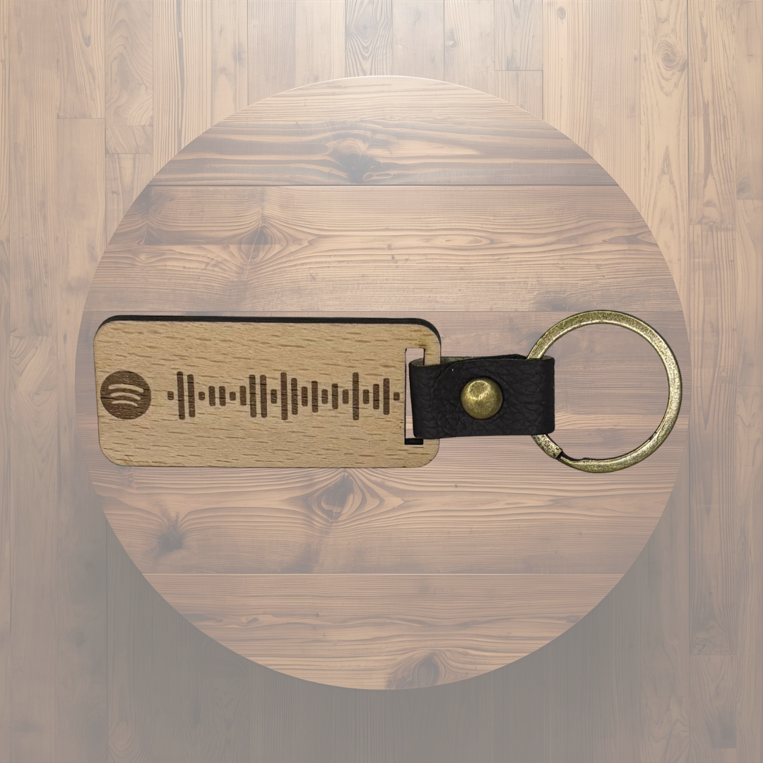 Personalised Spotify Keychain – Custom Song & Artist