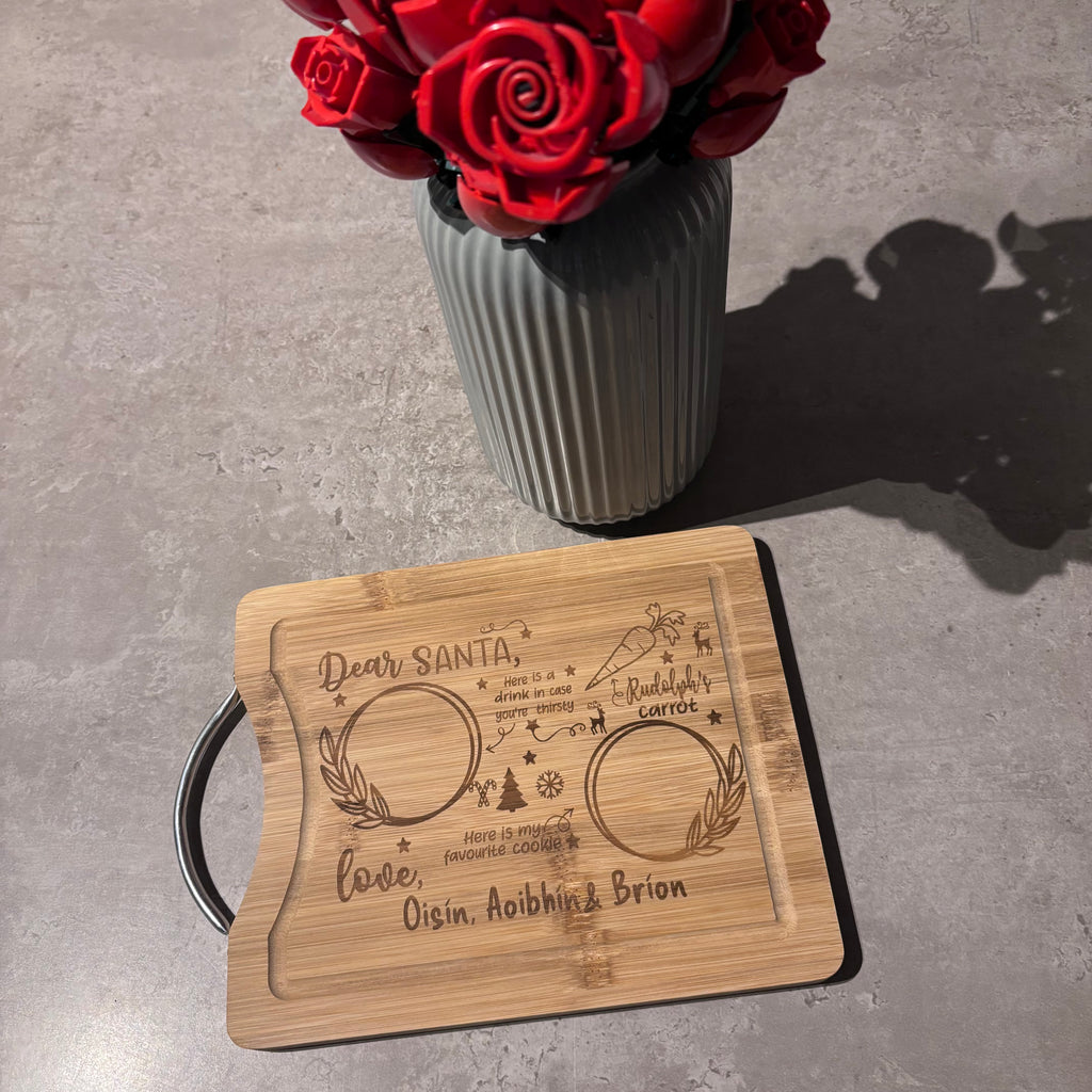 Personalised “Dear Santa” Bamboo Treat Board